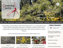 Tablet Screenshot of connectingcountry.org.au